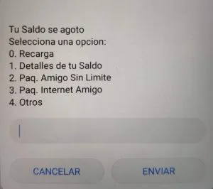 Marcacion *133# consulta de saldo Telcel