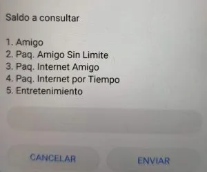 Detalle de saldo Telcel